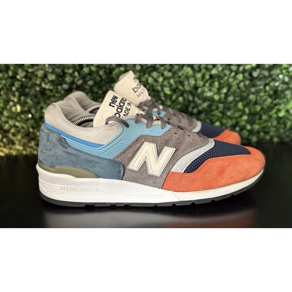 USED New Balance 997 Made in USA M997NAG Men’s 11.5 Multicolor Suede Sneakers